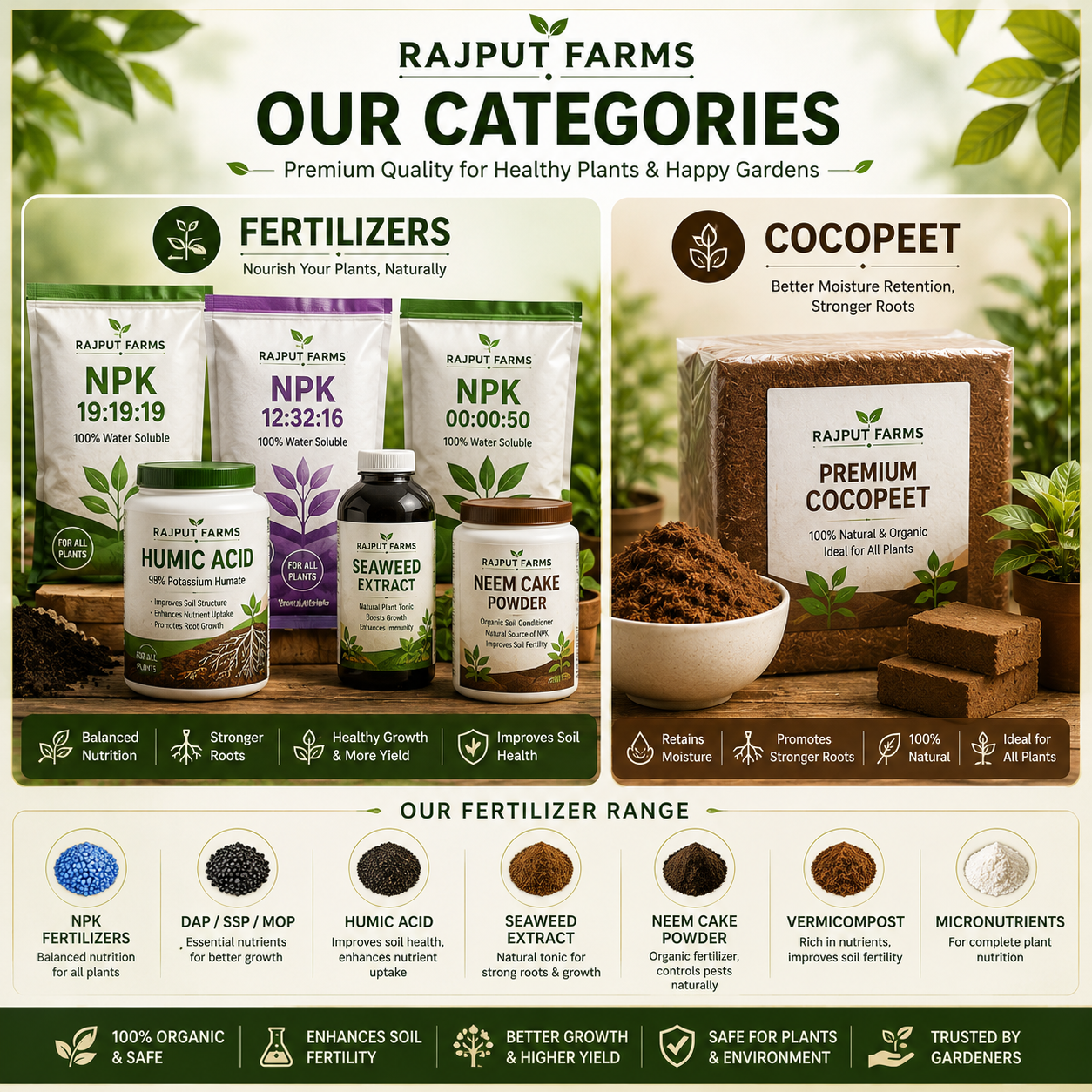 Fertilizers & Growing Media