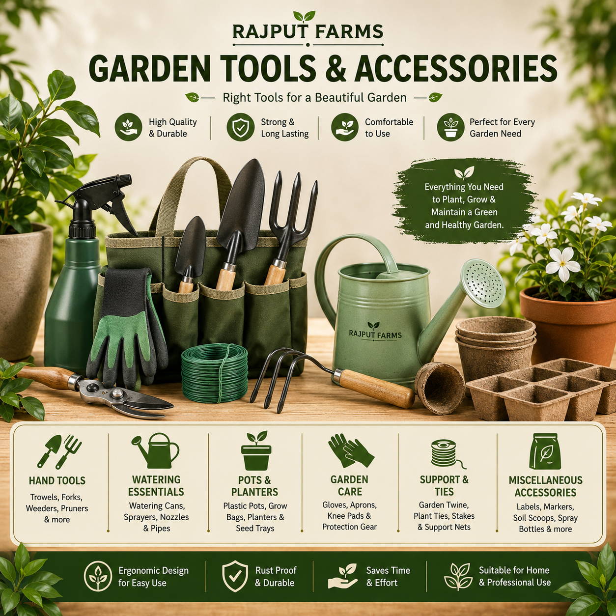 Garden Tools & Accessories